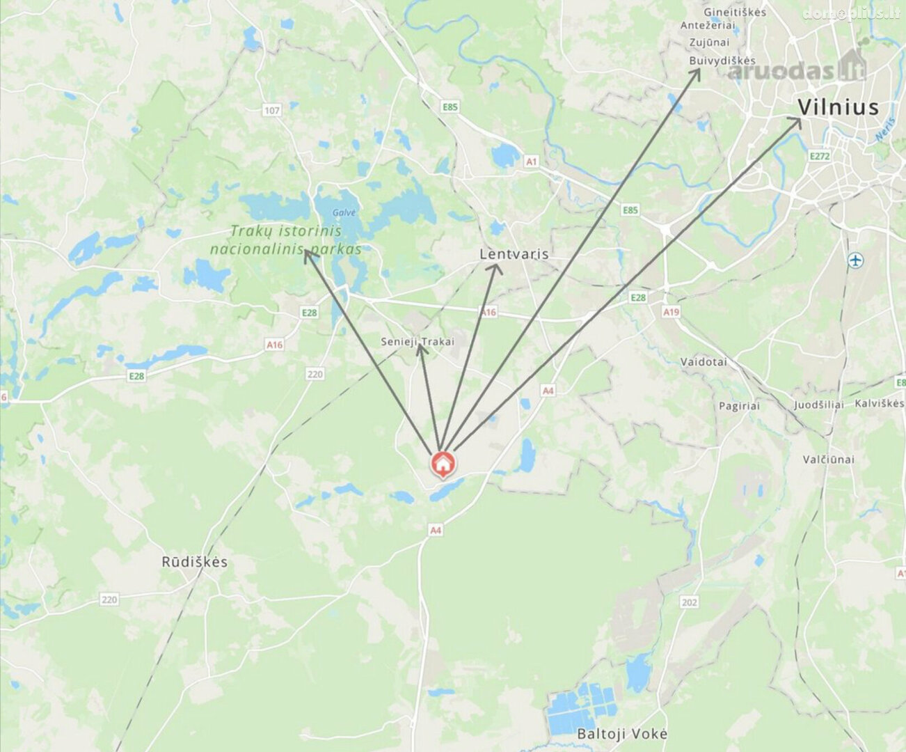 Parduodamas sklypas Trakų rajono sav., Senasis Tarpupis, Meduvio 2-oji g.