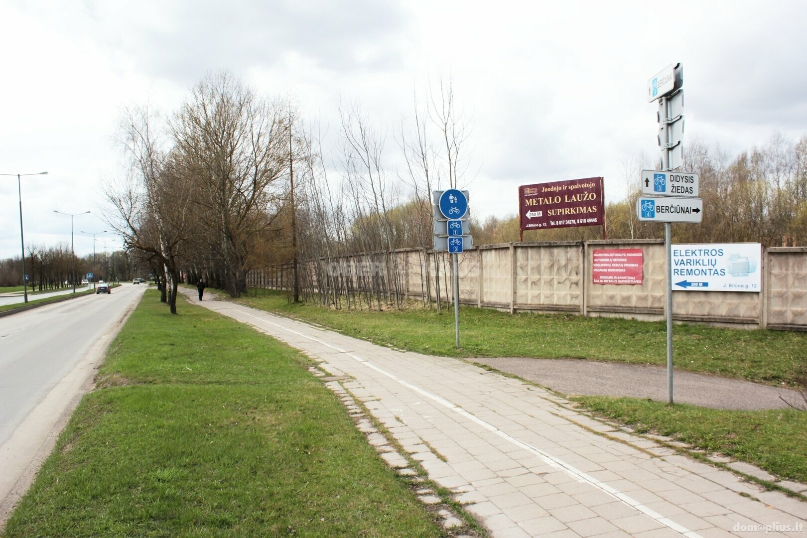 Parduodamas sklypas Panevėžyje, Centre, J. Biliūno g.