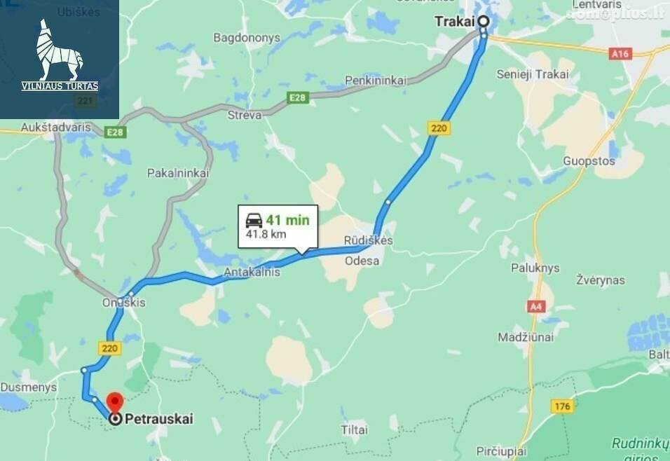 Parduodamas sklypas Trakų rajono sav., Petrauskuose