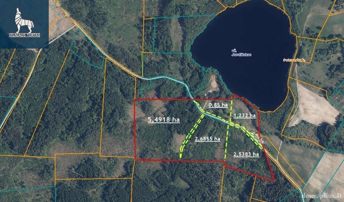 Parduodamas sklypas Trakų rajono sav., Petrauskuose
