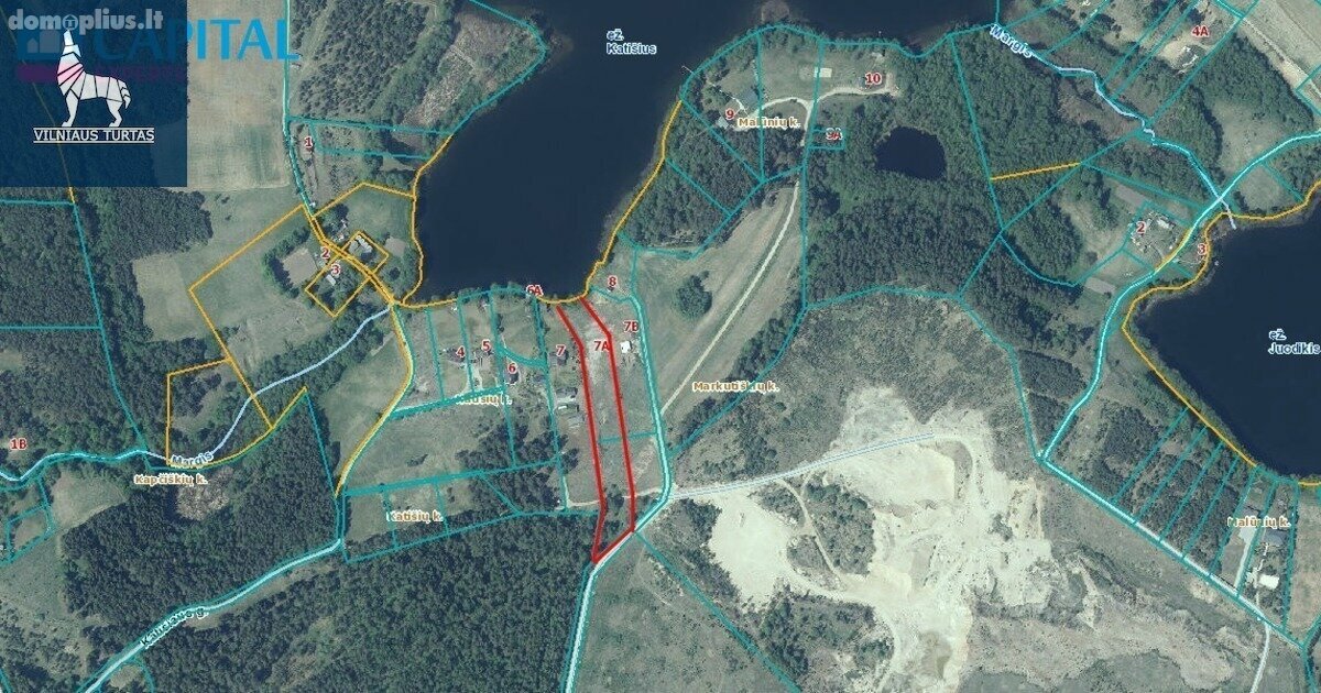 Parduodamas sklypas Trakų rajono sav., Katišiuose
