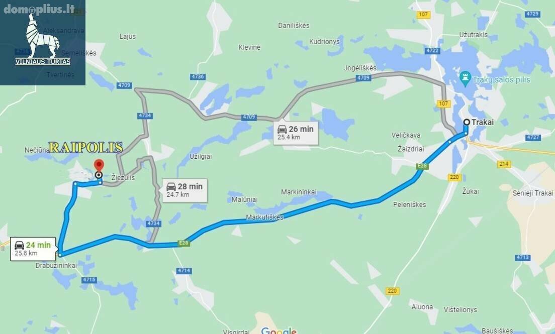 Parduodamas sklypas Trakų rajono sav., Raipolyje