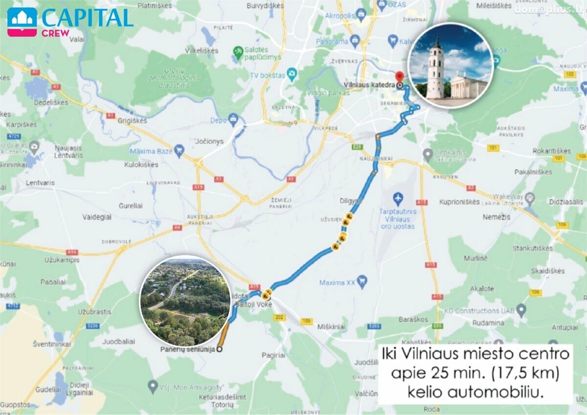 Parduodamas sklypas Vilniuje, Pagiriuose, Vėjo g.
