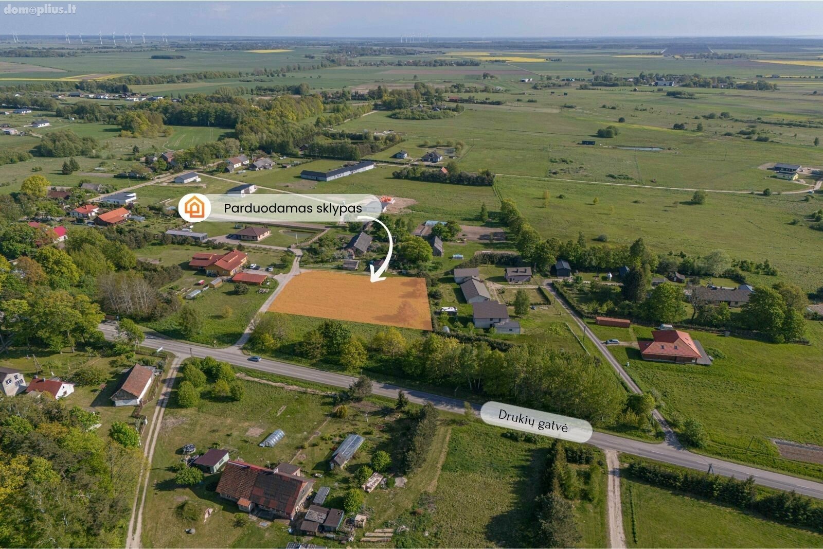 Parduodamas sklypas Klaipėdos rajono sav., Pangesuose, Drukių g.