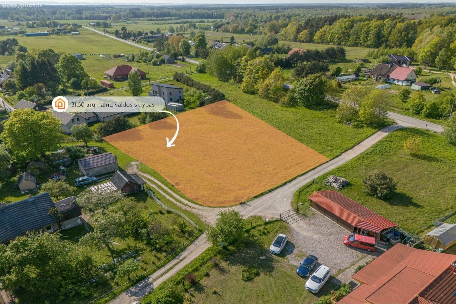 Parduodamas sklypas Klaipėdos rajono sav., Pangesuose, Drukių g.