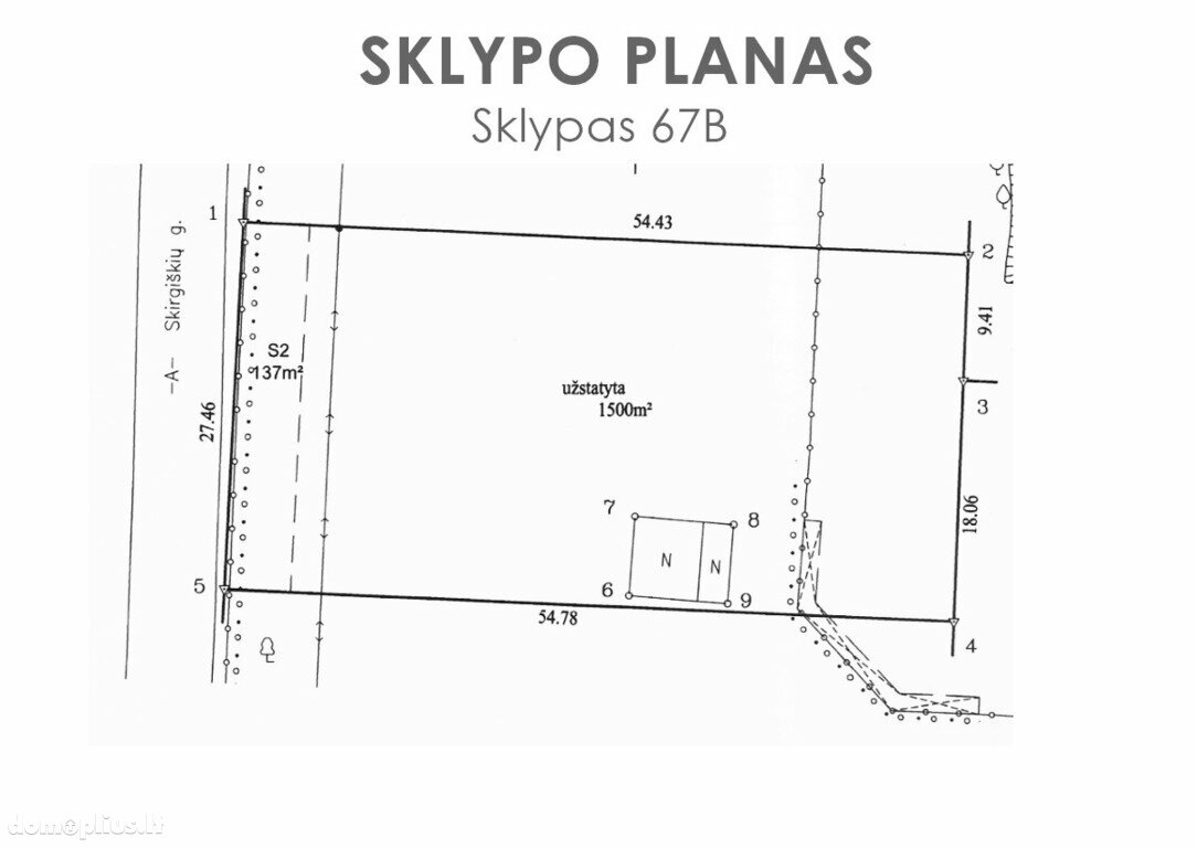 Parduodamas sklypas Vilniaus rajono sav., Skirgiškėse, Skirgiškių g.