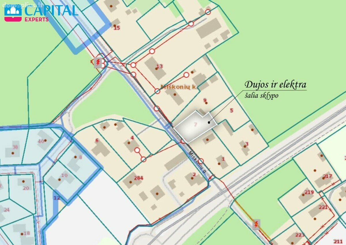 Parduodamas sklypas Vilniaus rajono sav., Miškonyse