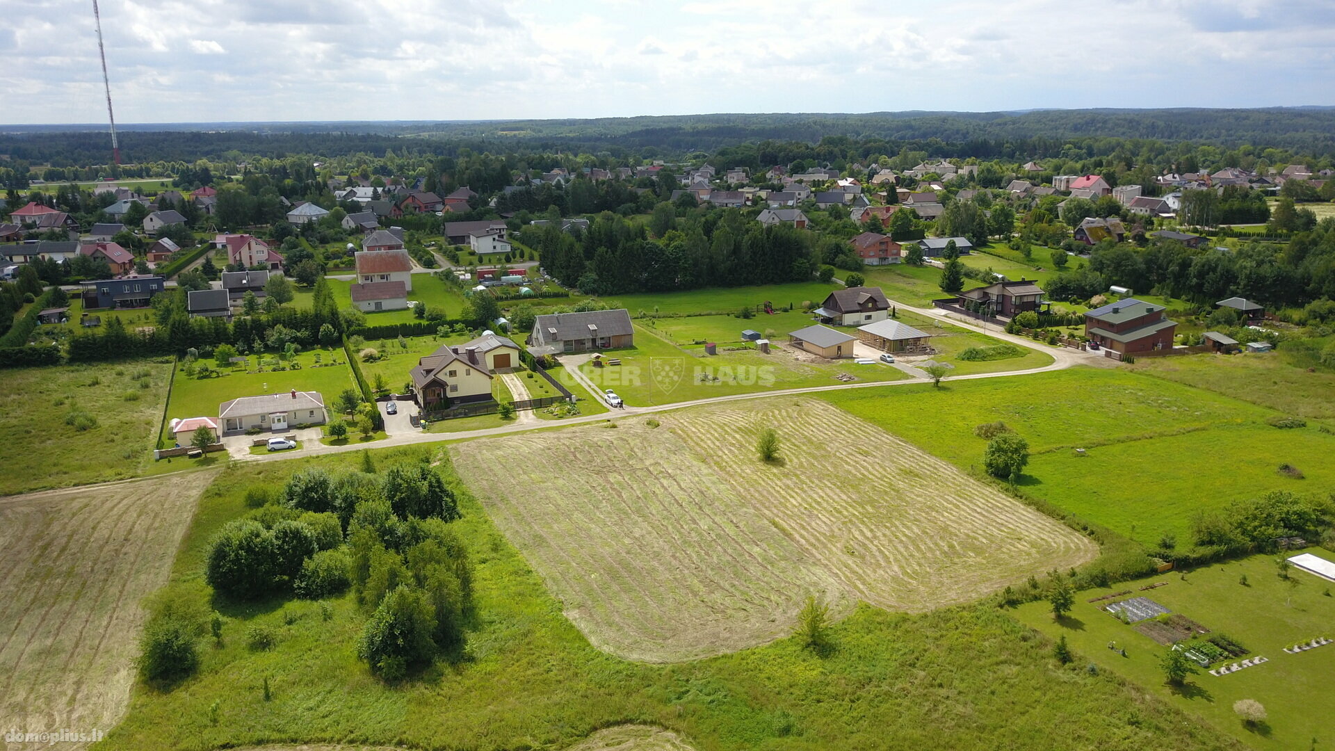 Участок Šiaulių rajono sav., Bubiuose, Pievų g.