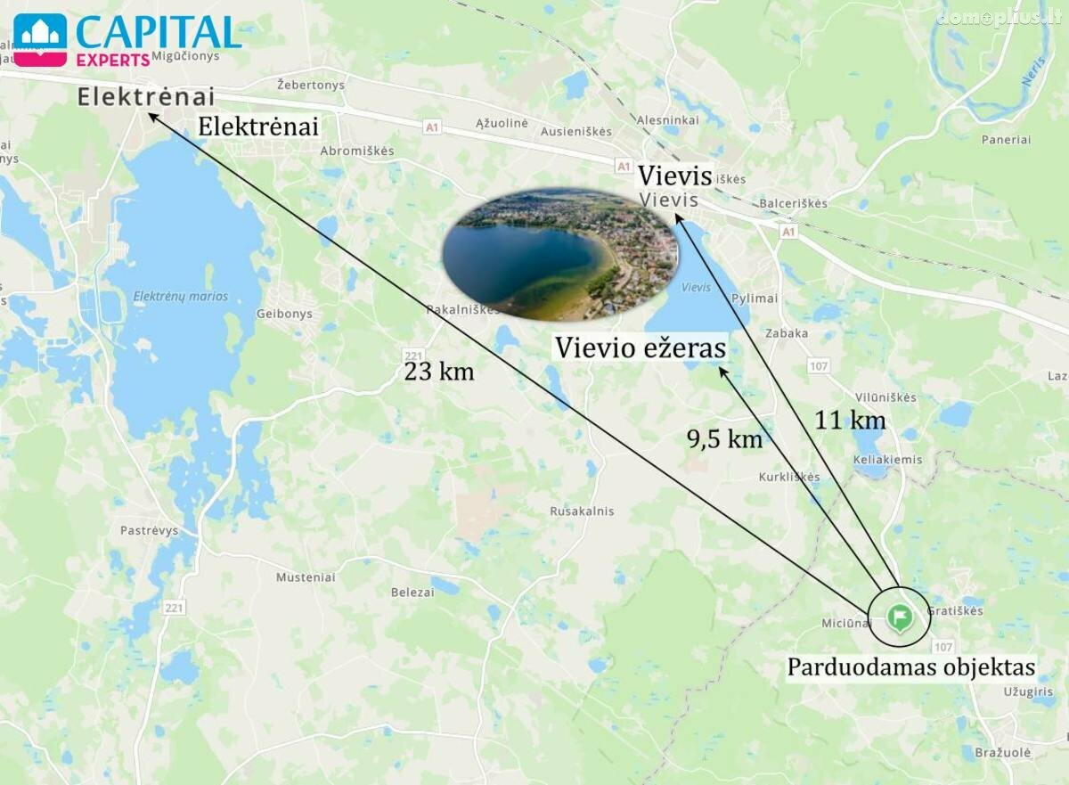 Parduodamas sklypas Trakų rajono sav., Strazdiškėse