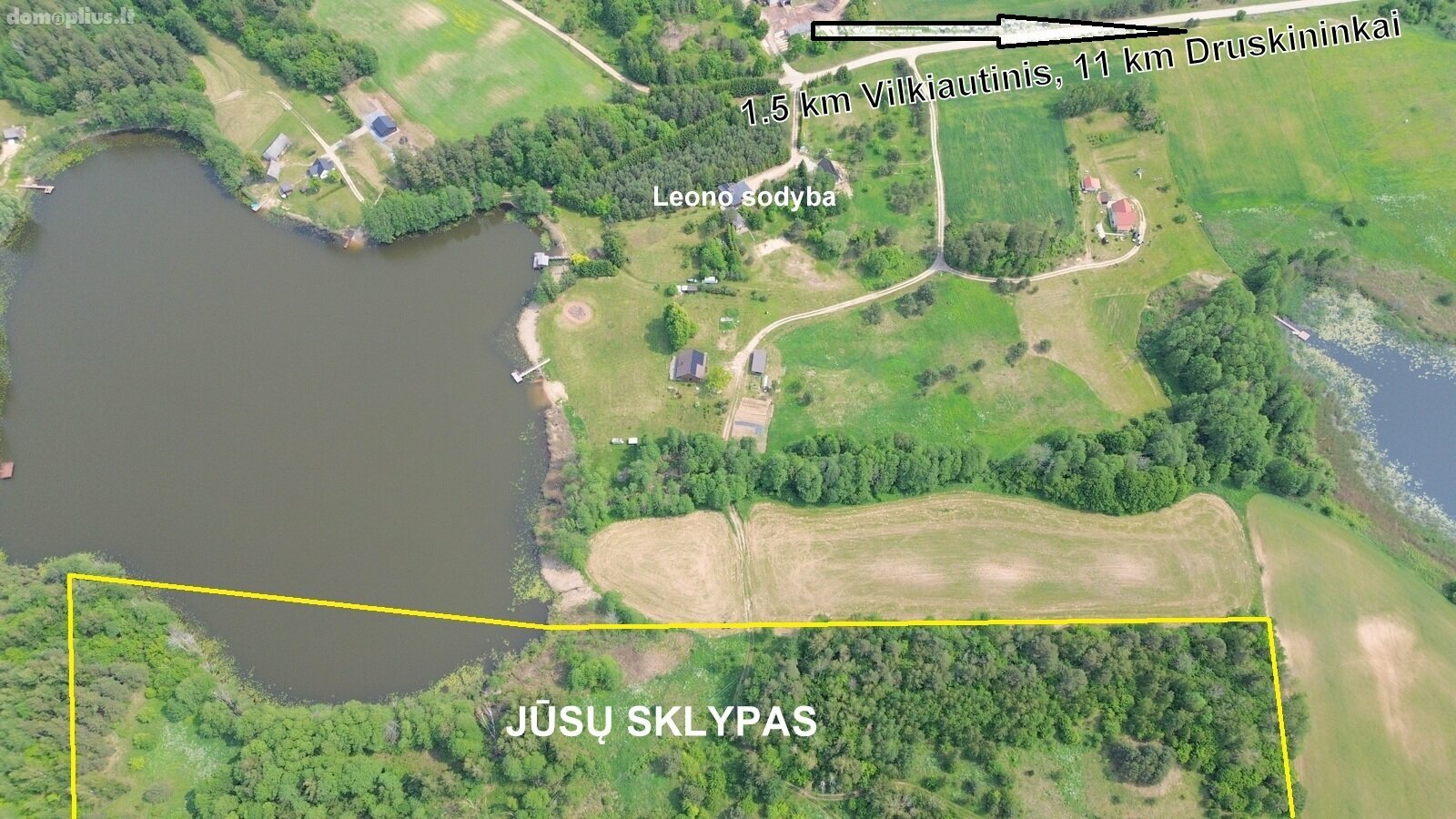 Parduodamas sklypas Varėnos rajono sav., Papiškiuose