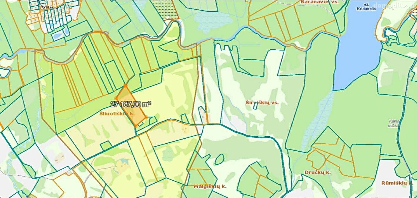 Parduodamas sklypas Rokiškio rajono sav., Šliuotiškiuose