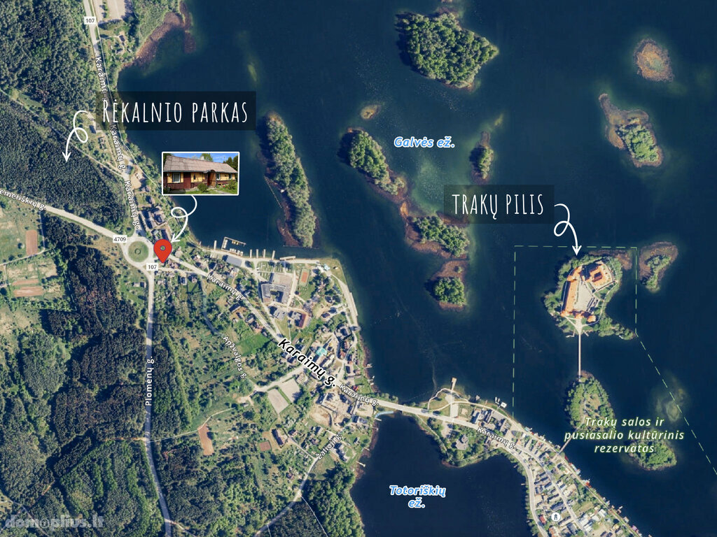 Parduodamas sklypas Trakų rajono sav., Trakuose, Karaimų skg.