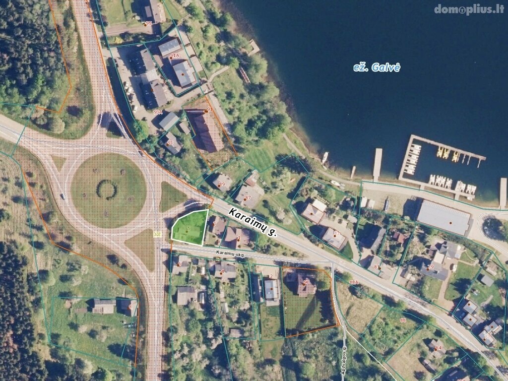 Parduodamas sklypas Trakų rajono sav., Trakuose, Karaimų skg.