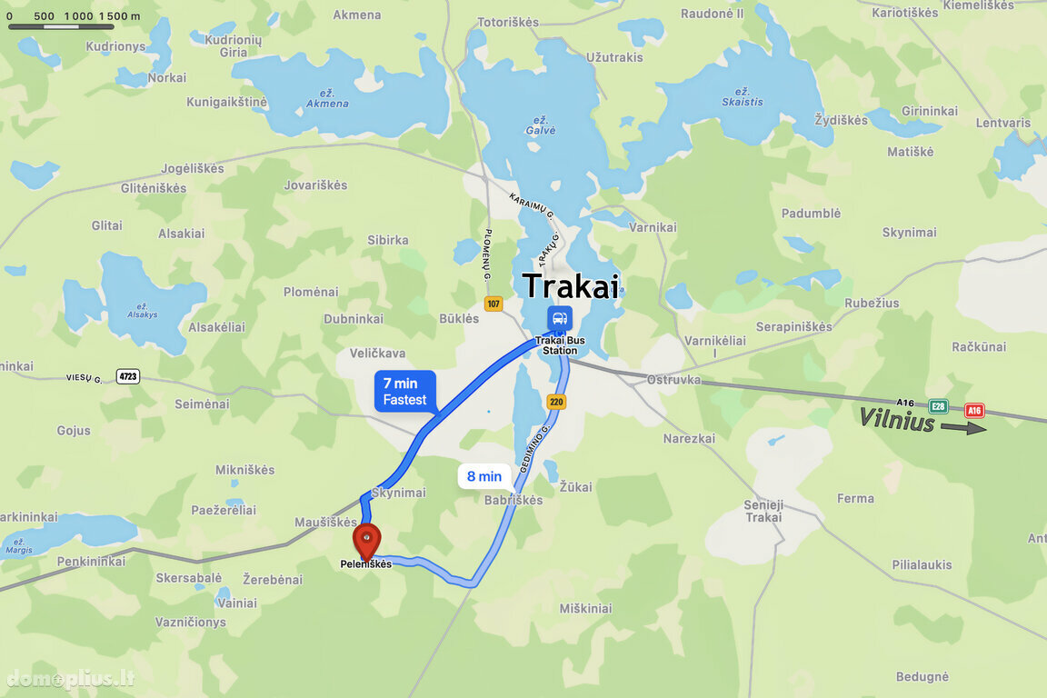 Parduodamas sklypas Trakų rajono sav., Peleniškėse