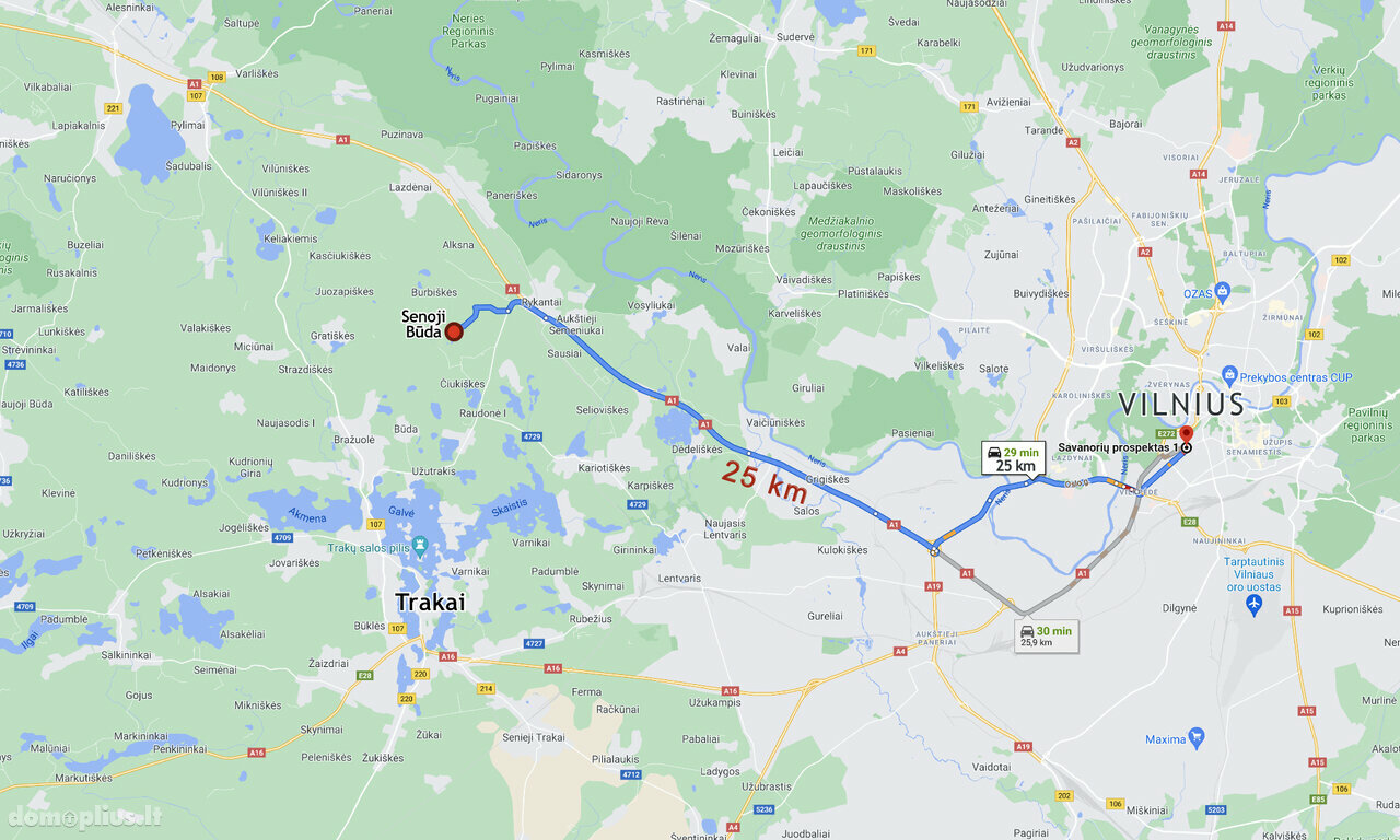 Parduodamas sklypas Trakų rajono sav., Senoji Būda