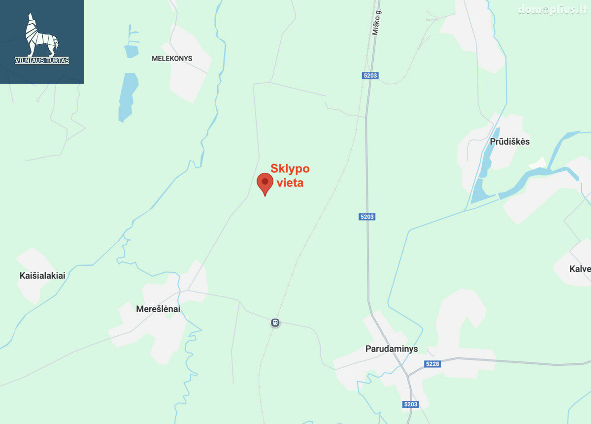 Участок Vilniaus rajono sav., Merešlėnuose
