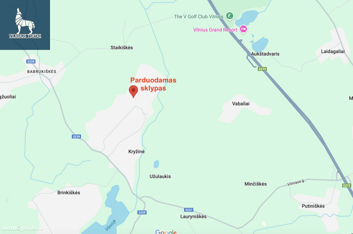 Участок Vilniaus rajono sav., Brinkiškėse