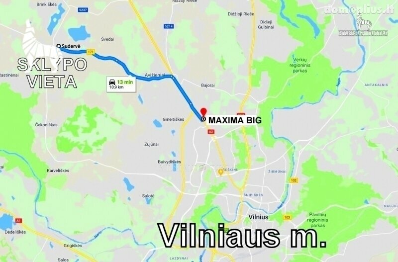 Участок Vilniaus rajono sav., Sudervėje