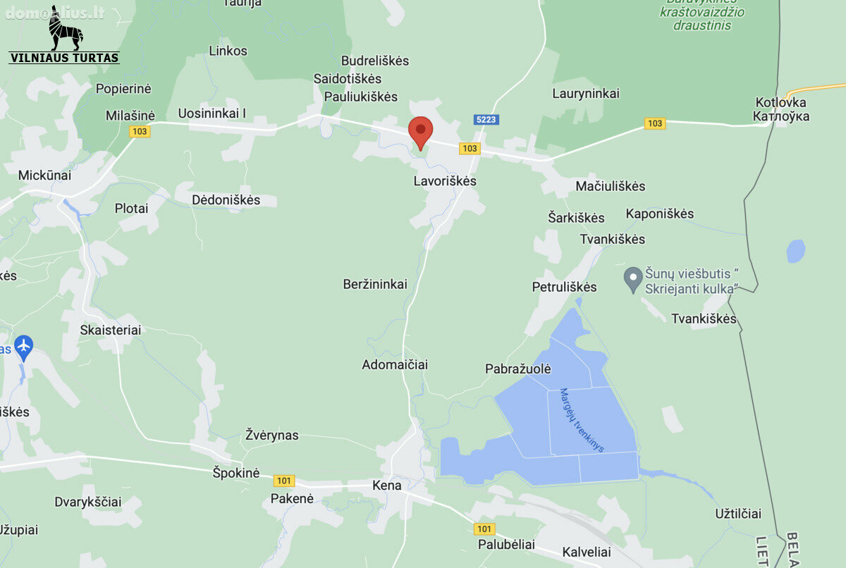 Участок Vilniaus rajono sav., Lavoriškėse