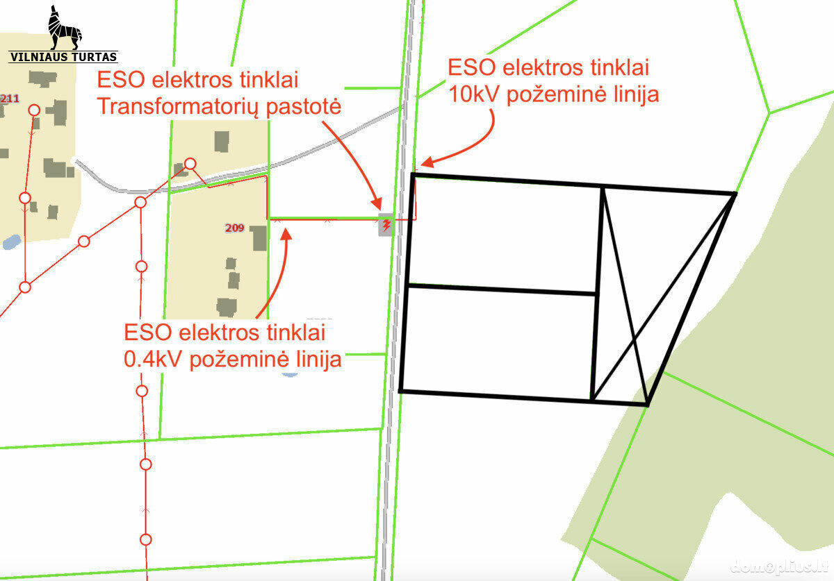 Участок Vilniaus rajono sav., Verbuškėse