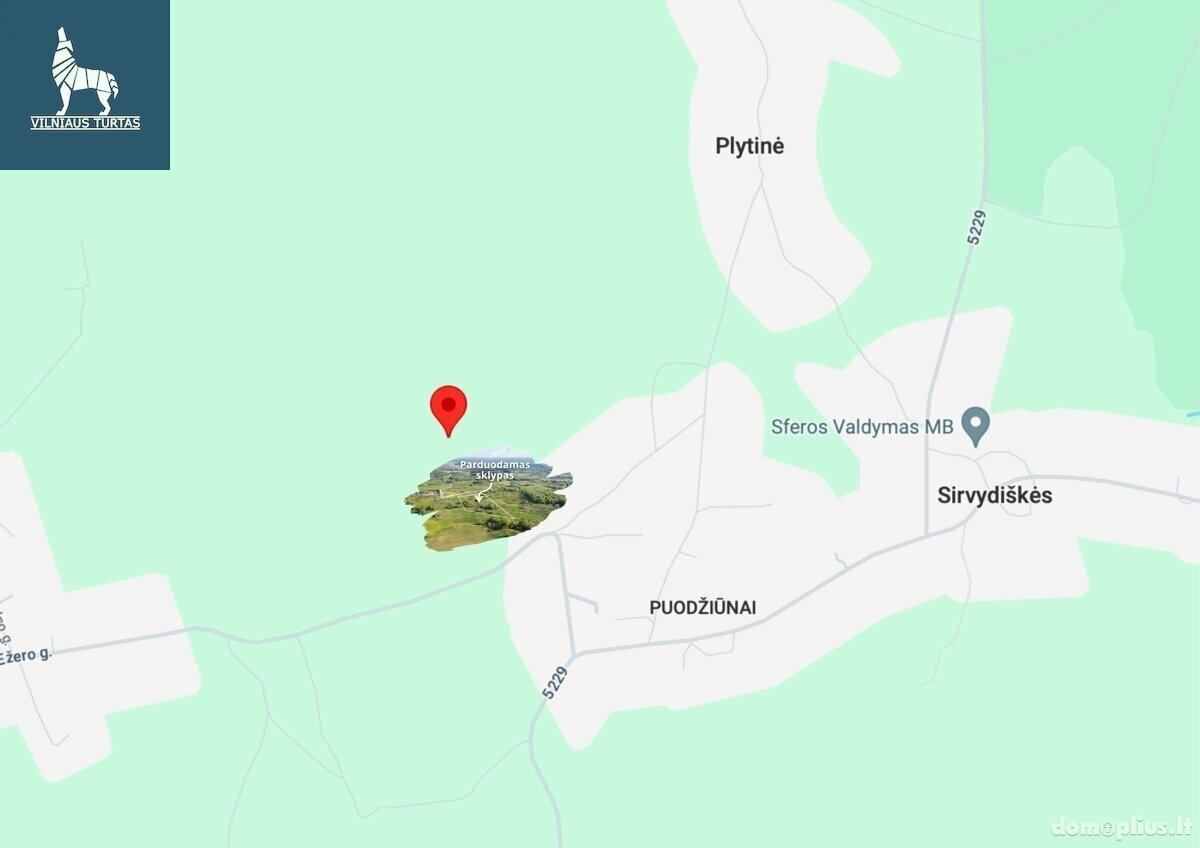 Участок Vilniaus rajono sav., Puodžiūnuose