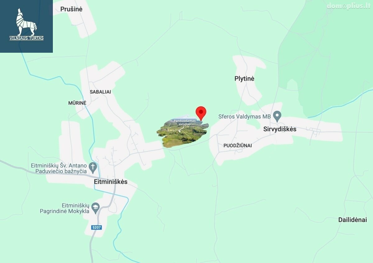 Участок Vilniaus rajono sav., Puodžiūnuose