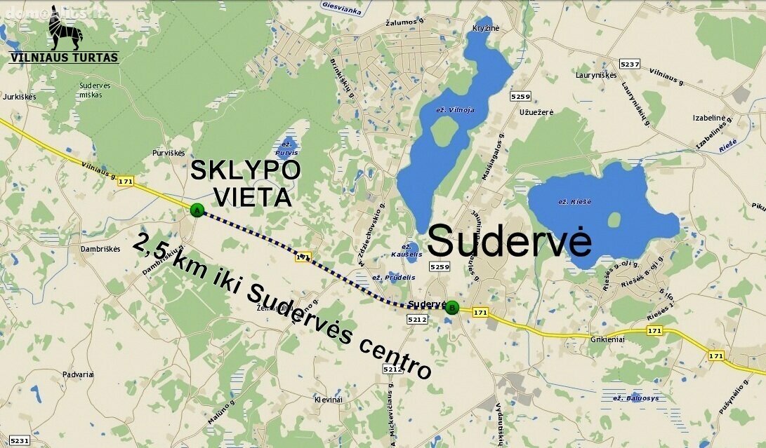 Участок Vilniaus rajono sav., Purviškėse