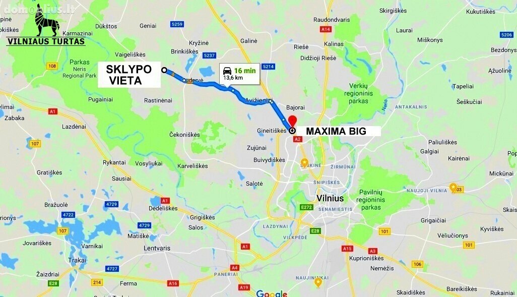 Участок Vilniaus rajono sav., Purviškėse