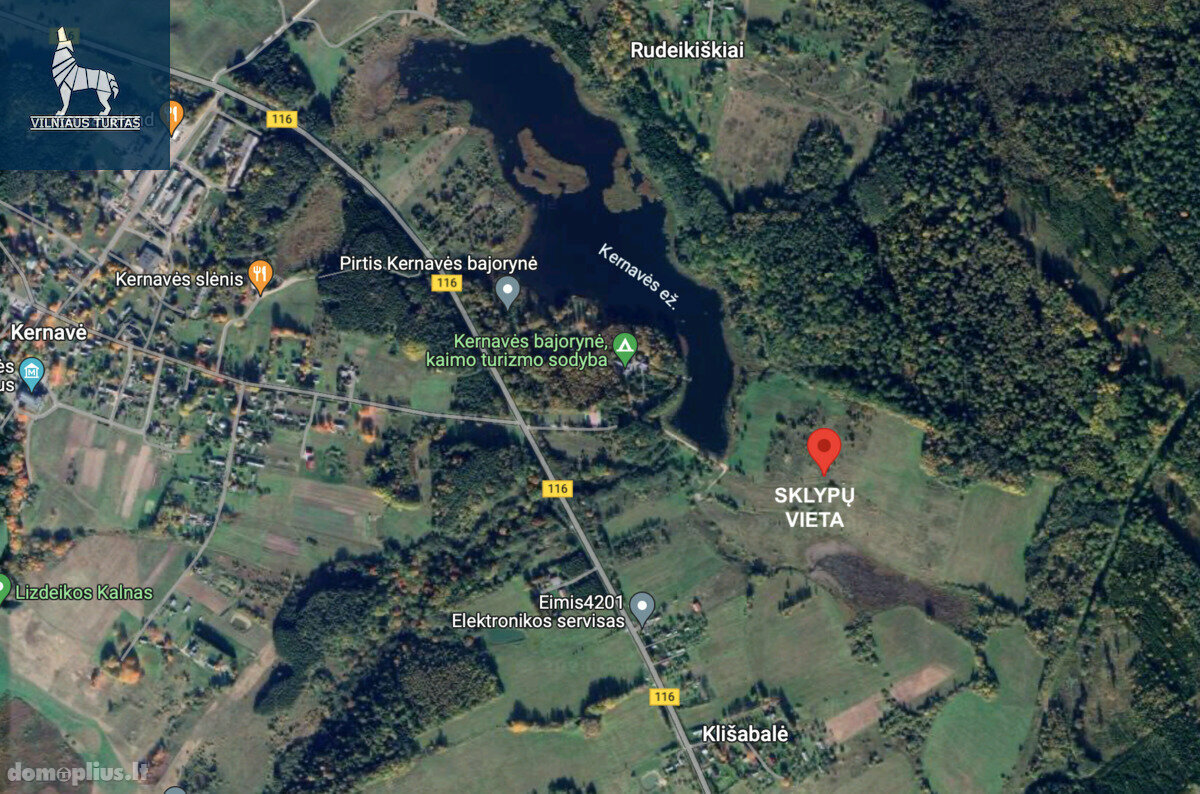 Участок Širvintų rajono sav., Kernavėje, Vilniaus g.