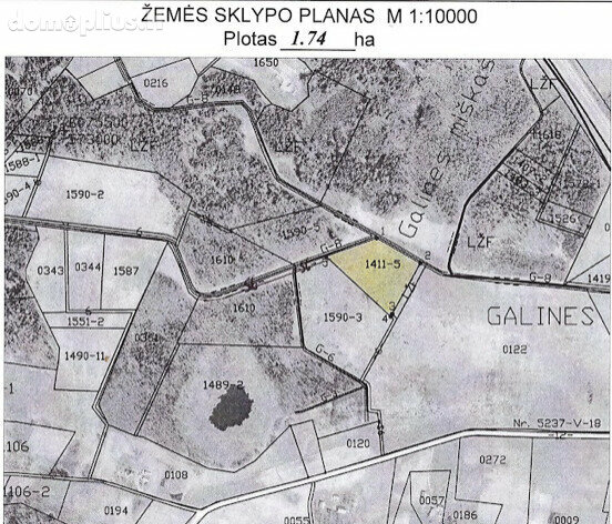 Участок Vilniaus rajono sav., Galinėje