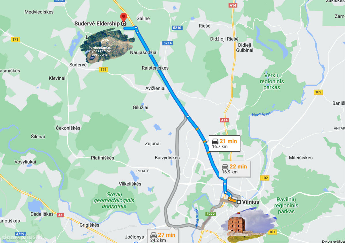 Участок Vilniaus rajono sav., Galinėje