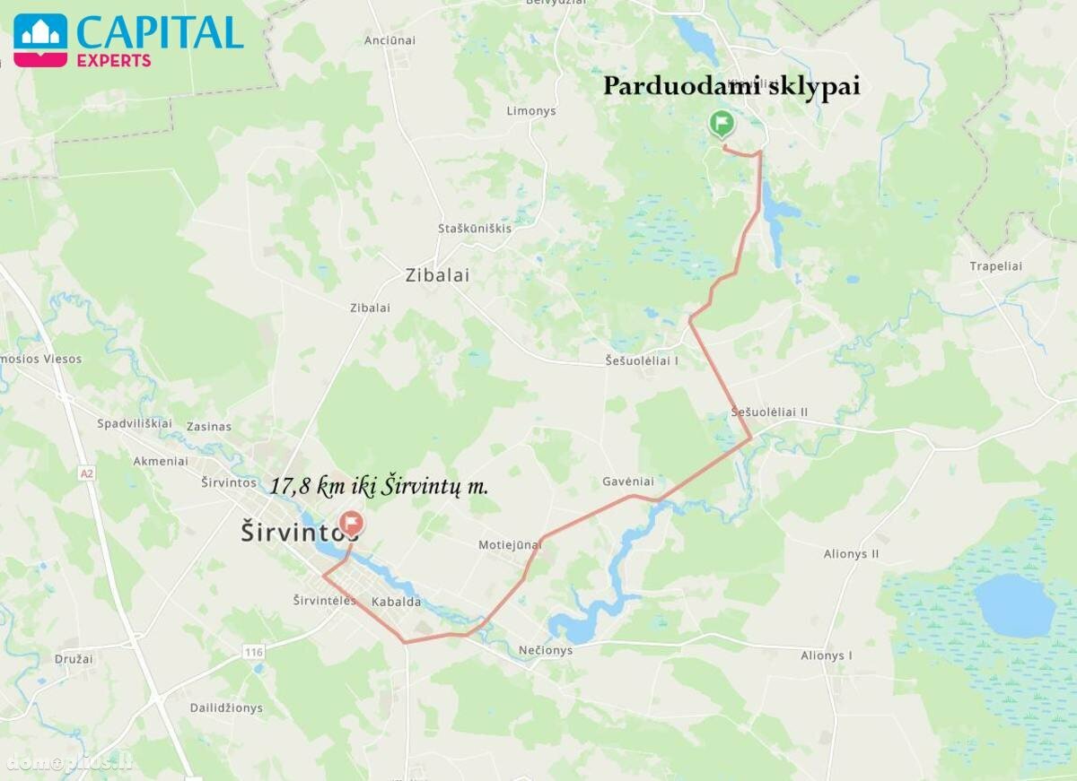 Участок Širvintų rajono sav., Šventakalnyje