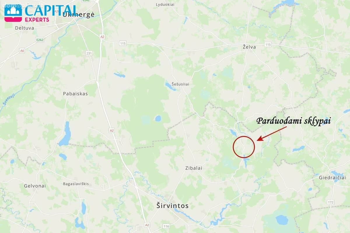 Участок Širvintų rajono sav., Šventakalnyje