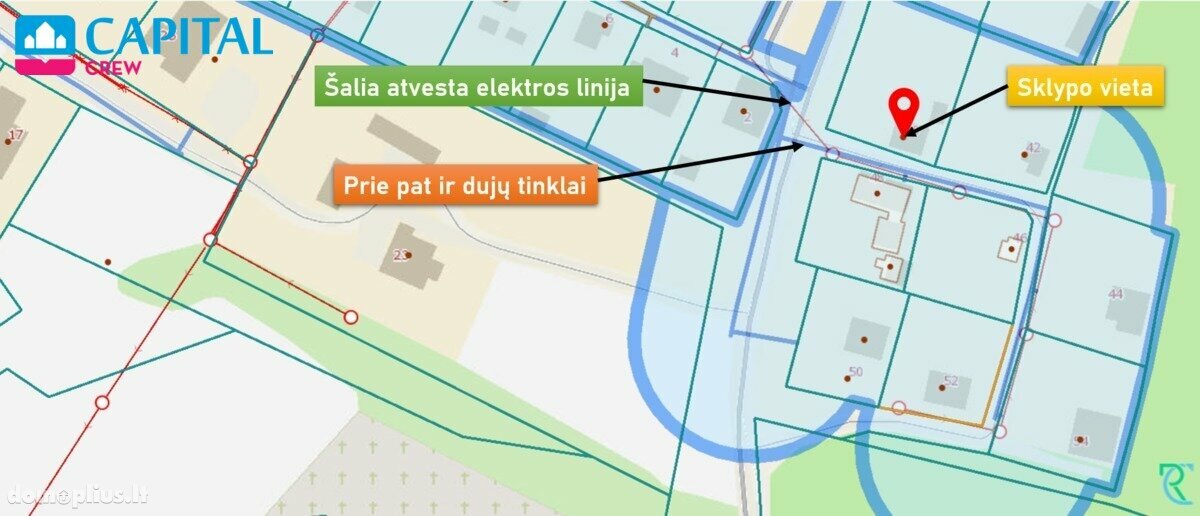 Участок Vilniuje, Antakalnyje, Viršupio Sodų g.