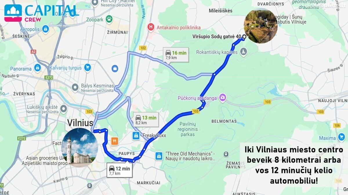 Участок Vilniuje, Antakalnyje, Viršupio Sodų g.