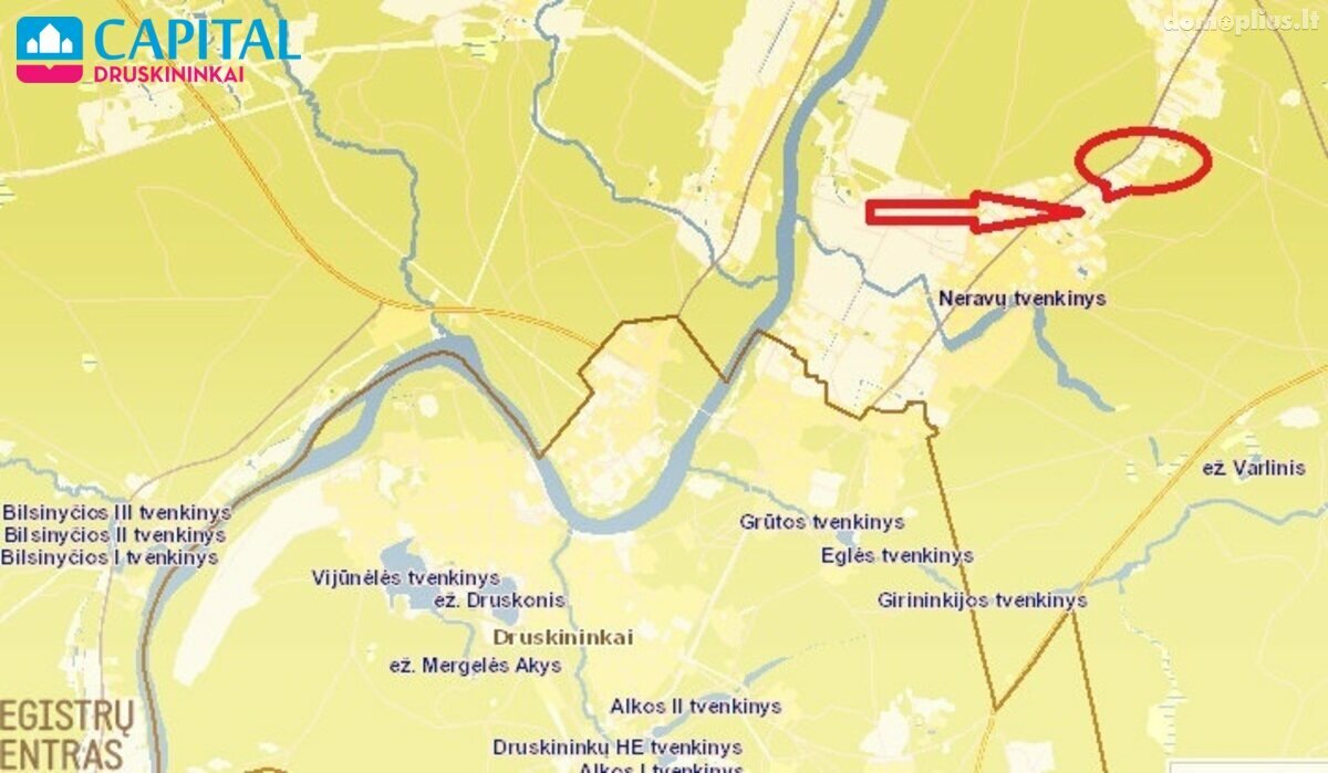 Parduodamas sklypas Druskininkų sav., Neravuose, Lygumų g.
