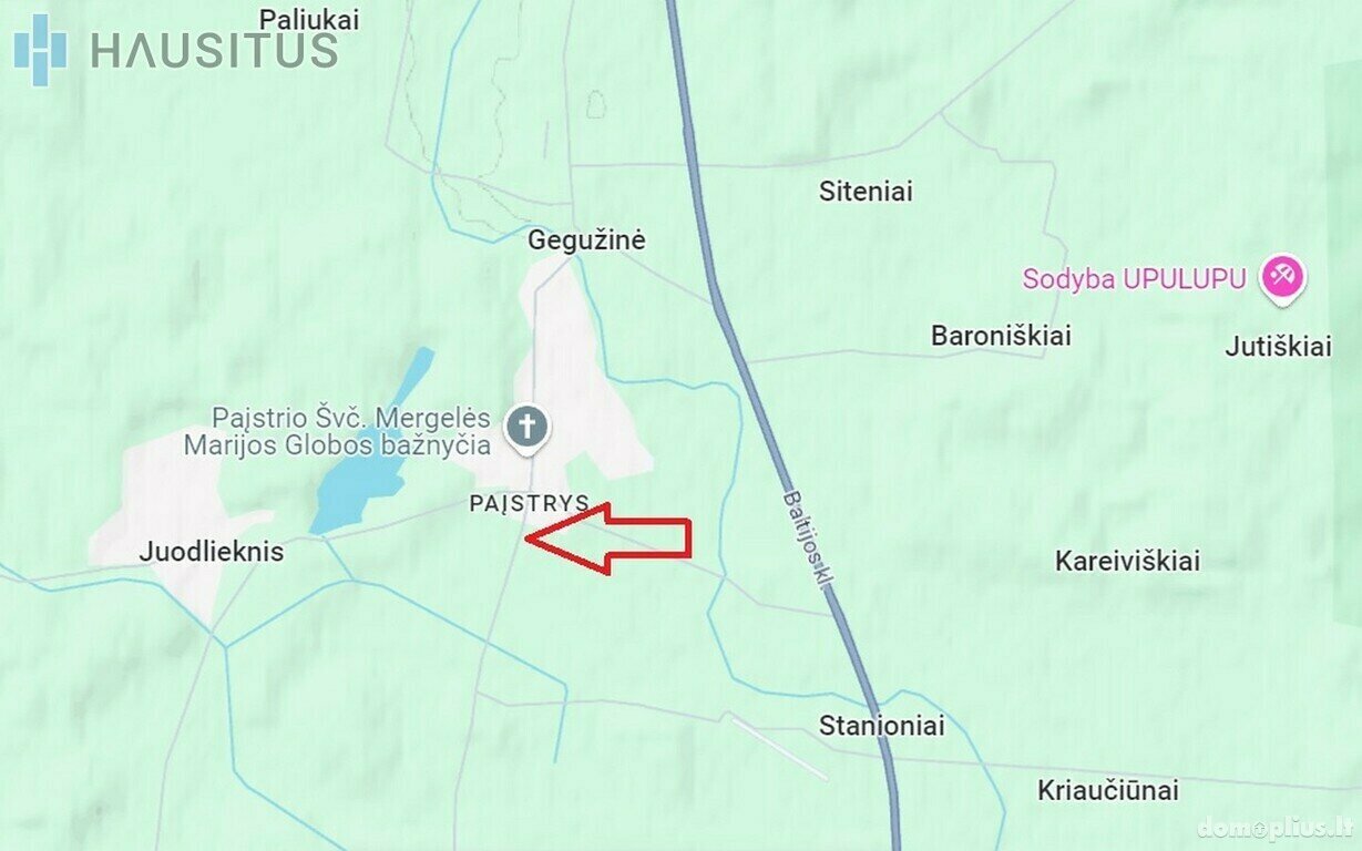 Участок Panevėžio rajono sav., Paįstryje, Gegužinės g.