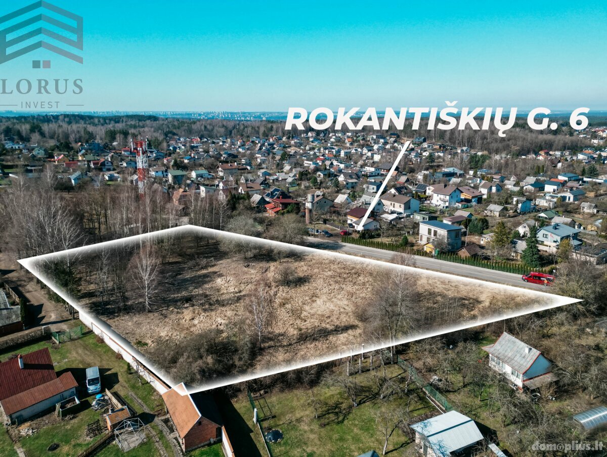 Участок Vilniuje, Antakalnyje, Rokantiškių g.