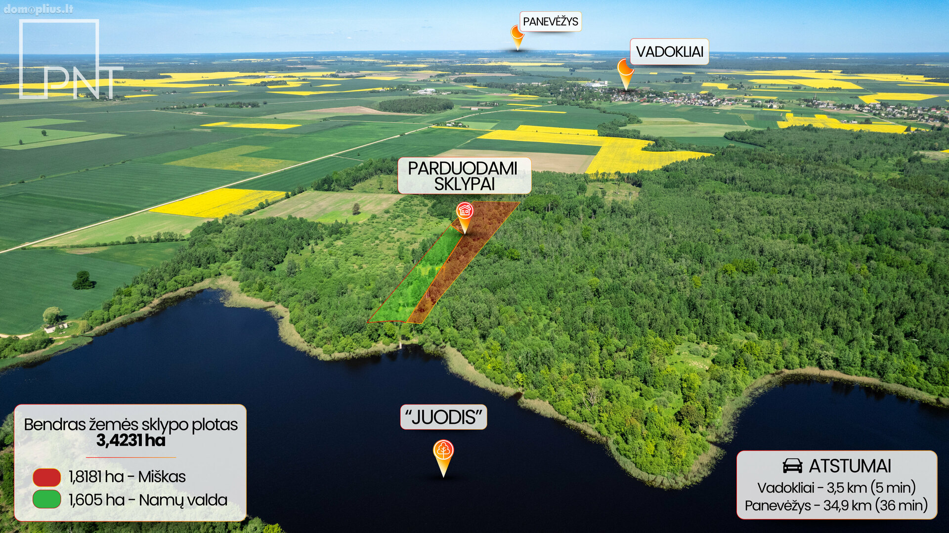 Land for sale Panevėžio rajono sav., Datūniškyje