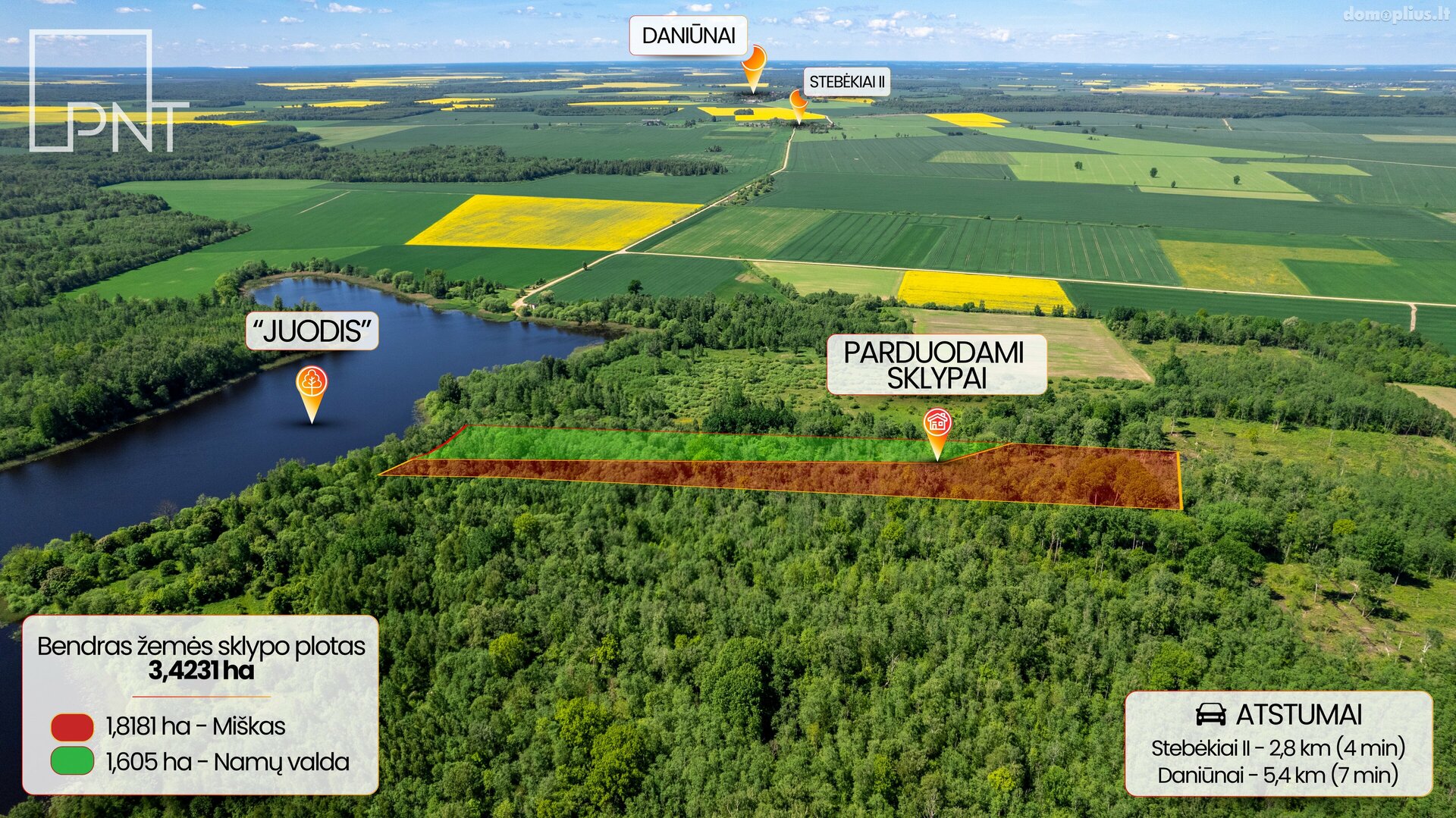 Land for sale Panevėžio rajono sav., Datūniškyje
