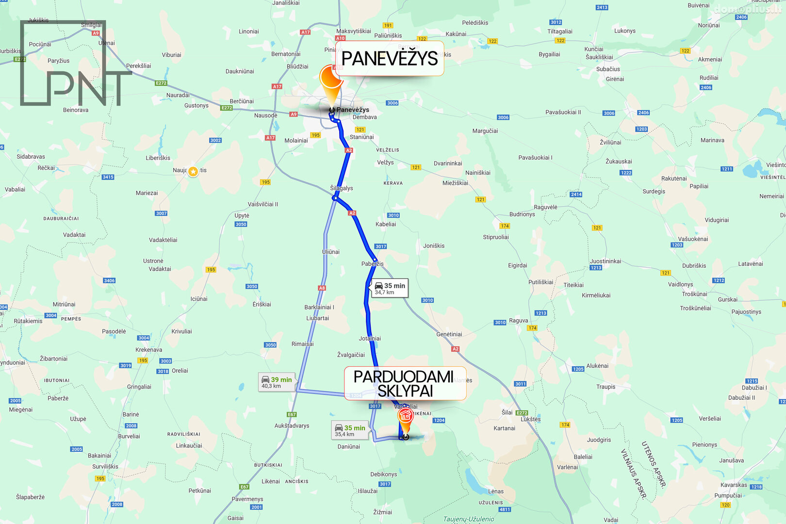Land for sale Panevėžio rajono sav., Datūniškyje