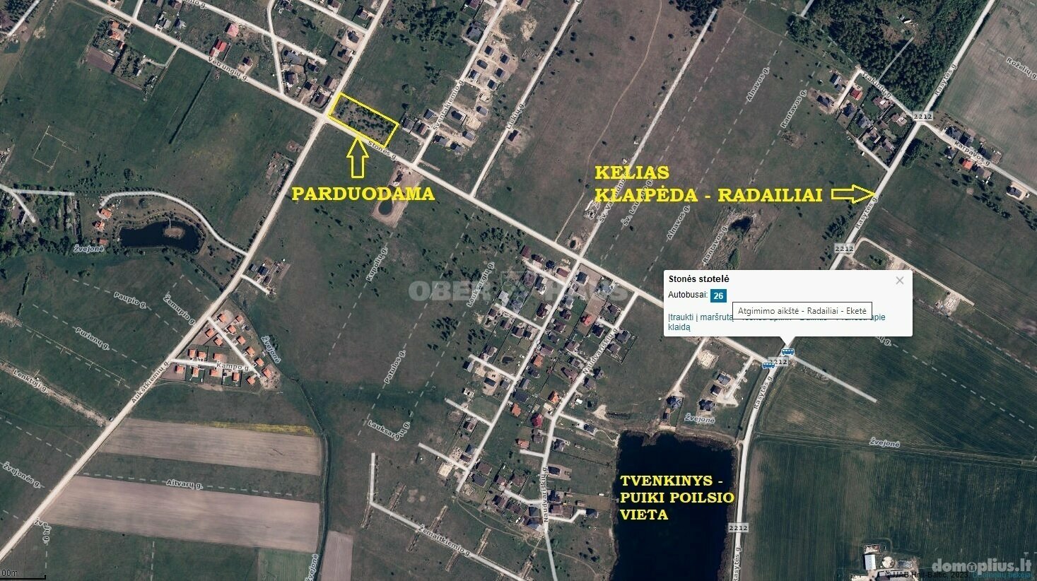 Parduodamas sklypas Klaipėdos rajono sav., Mazūriškiuose