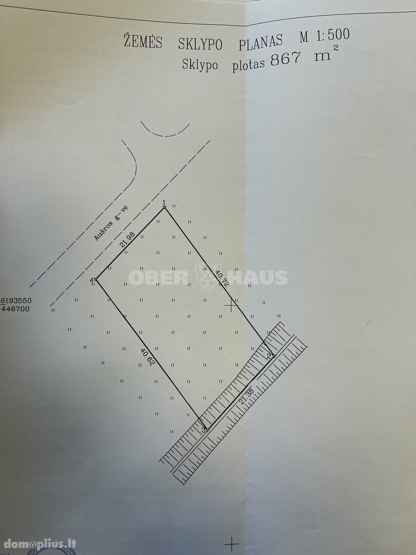 Land for sale Šiaulių rajono sav., Meškiuose
