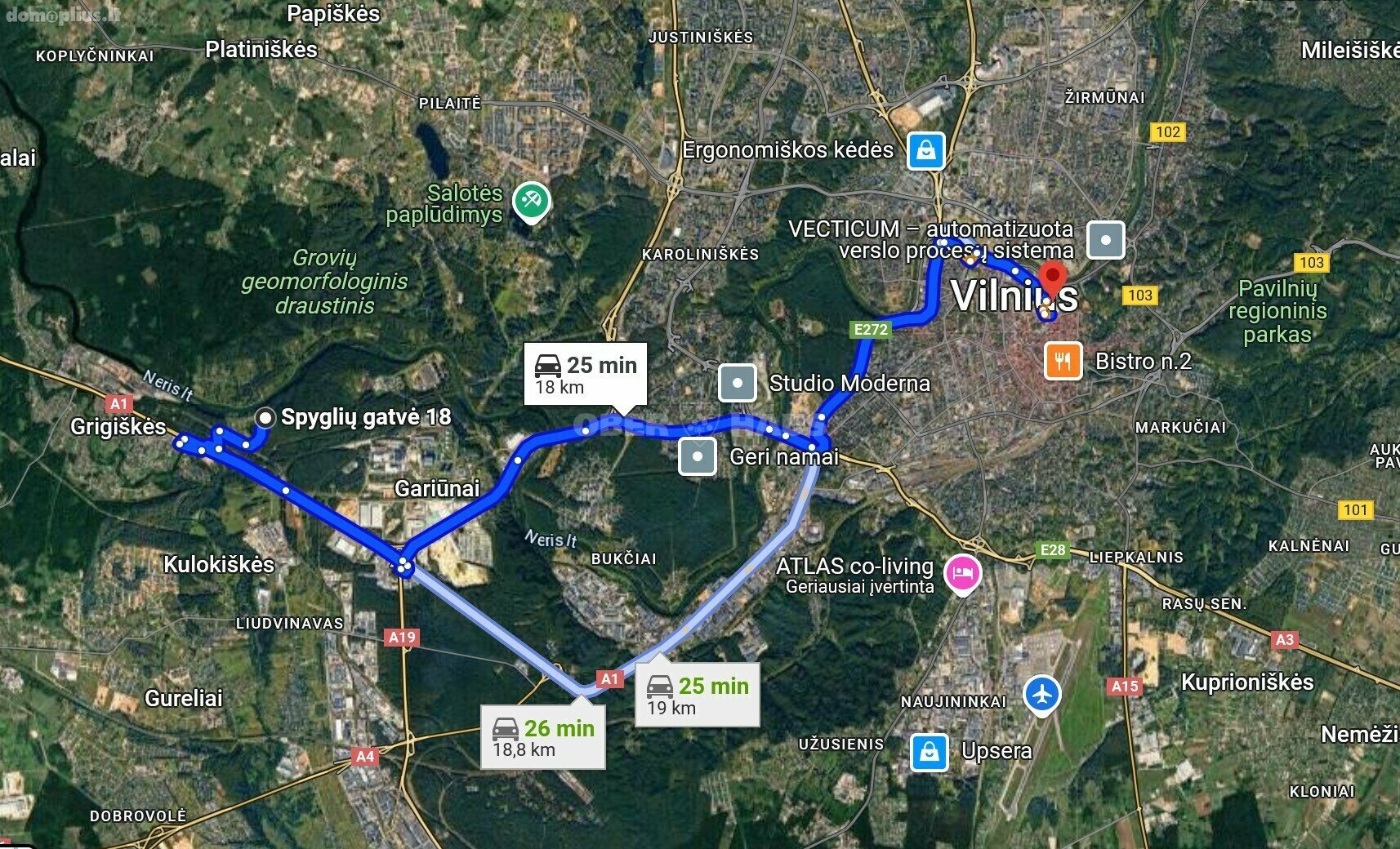 Участок Vilnius, Vilniuje