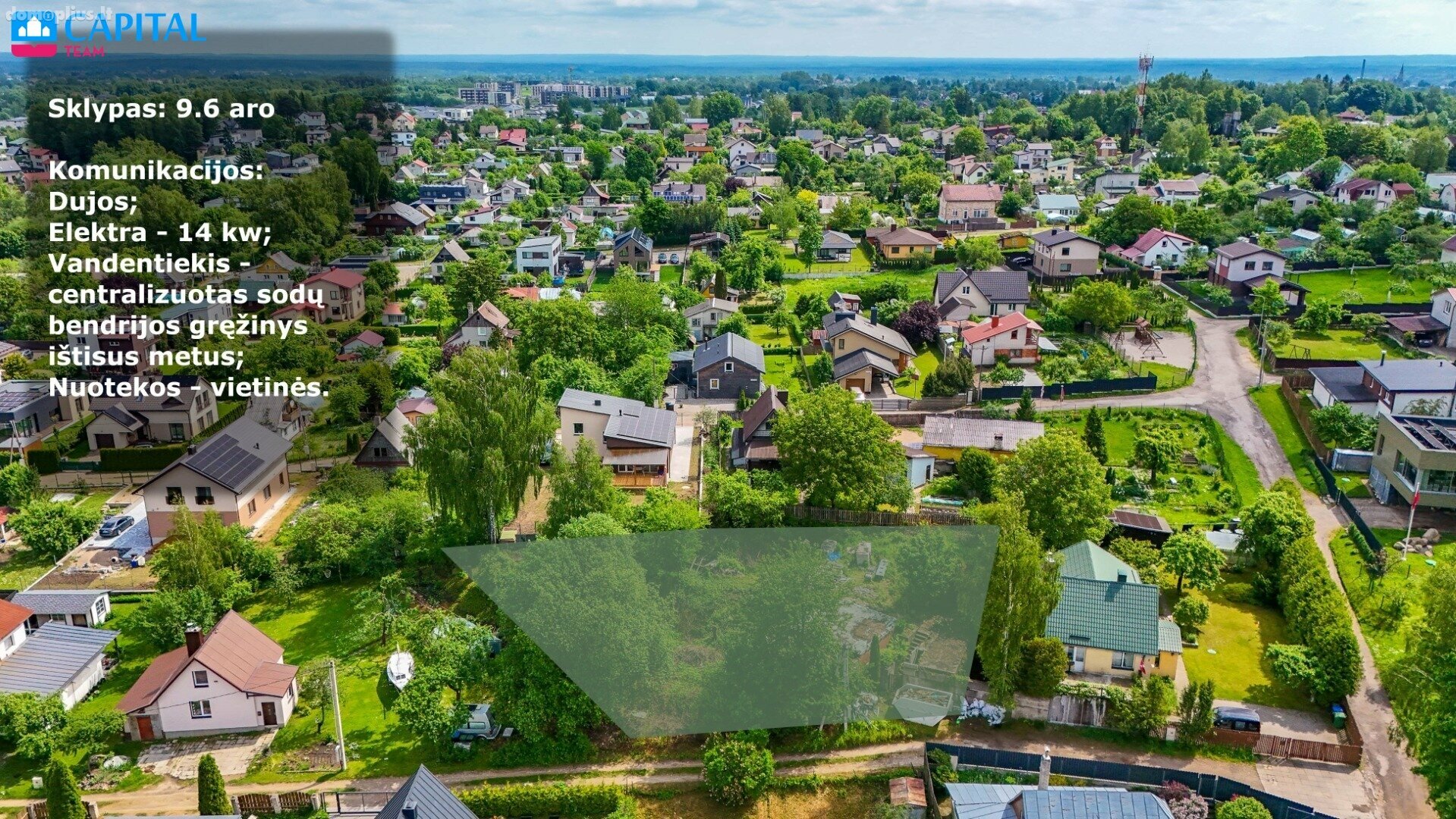 Участок Vilniuje, Antakalnyje, Rokantiškių Sodų 10-oji g.