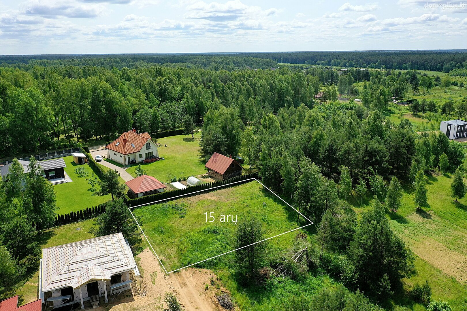 Parduodamas sklypas Trakų rajono sav., Lentvaryje, Medeinės g.