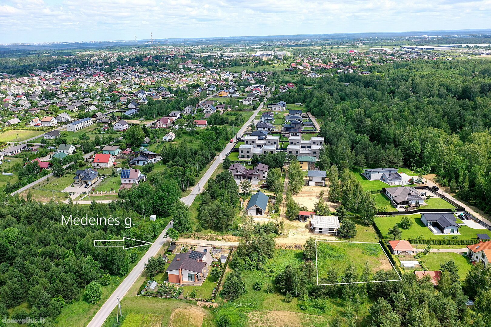 Parduodamas sklypas Trakų rajono sav., Lentvaryje, Medeinės g.