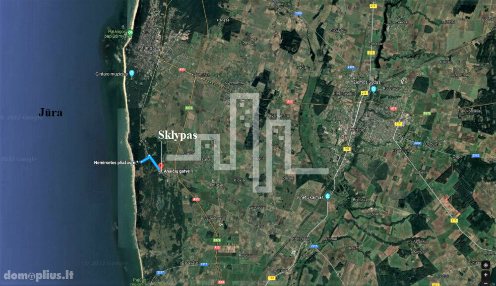Parduodamas sklypas Palangoje, Anaičių g.
