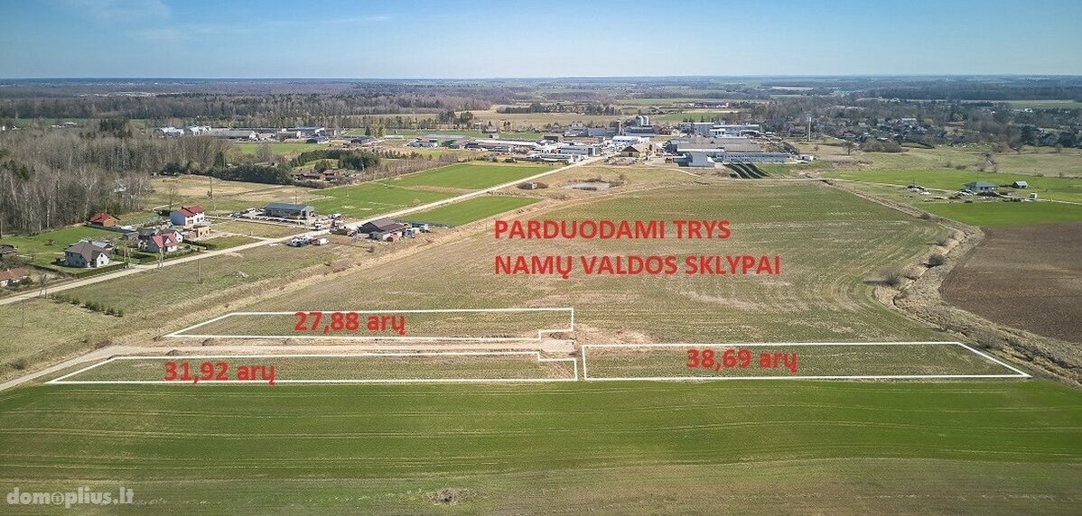Участок Kauno rajono sav., Ilgakiemyje, Strazdų g.