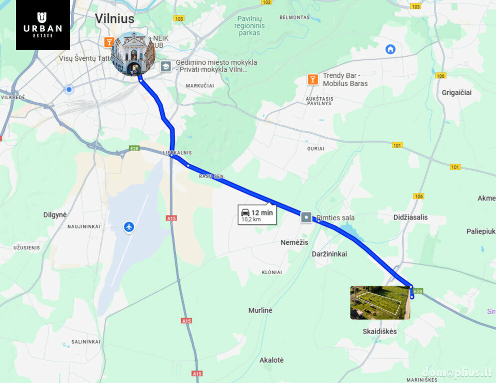 Parduodamas sklypas Vilniaus rajono sav., Skaidiškėse, Aguonų g.
